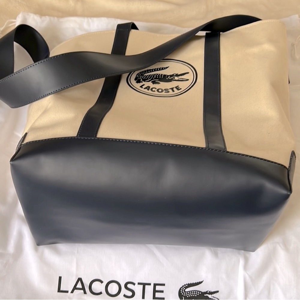 Lacoste 2 way travel bag